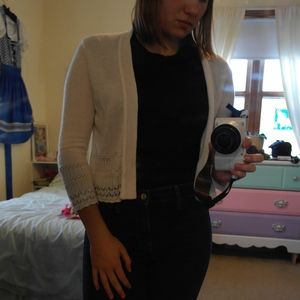 White Cardigan
